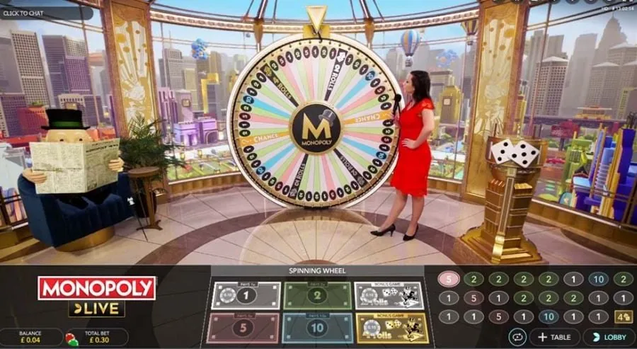 Monopoly Live - gameplay and features on Hahaha777 Philippines