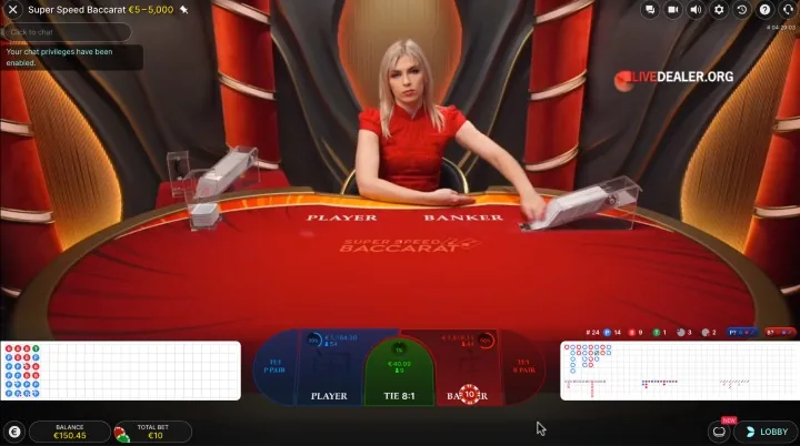 Speed Baccarat - gameplay and features on Hahaha777 Philippines