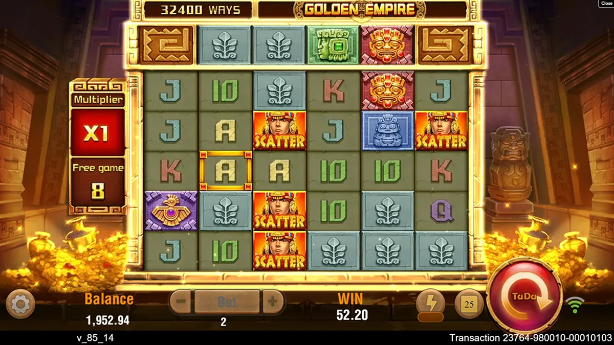 Golden Empire - gameplay and features on Hahaha777 Philippines